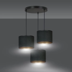 Lampa wisząca HILDE 3 BL PREMIUM BLACK 1054/3PREM EMIBIG Lighting