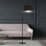 Lampa stojąca HILDE LP1 BL BLACK 1054/LP1 EMIBIG Lighting