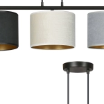 Lampa wisząca HILDE 3 BL MIX 1055/3 EMIBIG Lighting