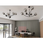 Lampa sufitowa HUNTER 6 BLACK/GRAFIT 1100/6 EMIBIG Lighting