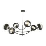 Lampa sufitowa HUNTER 6 BLACK/STRIPE 1101/6 EMIBIG Lighting - zdjęcie produktu