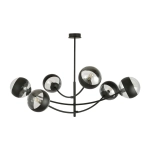 Lampa sufitowa HUNTER 6 BLACK/STRIPE 1101/6 EMIBIG Lighting