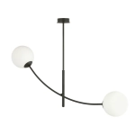 Lampa sufitowa HUNTER 2 BLACK/OPAL 1102/2 EMIBIG Lighting - zdjęcie produktu