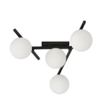 Lampa sufitowa SMART 4 BLACK/OPAL 1103/4 EMIBIG Lighting - zdjęcie produktu