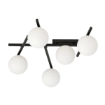 Lampa sufitowa SMART 5 BLACK/OPAL 1103/5 EMIBIG Lighting - zdjęcie produktu