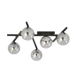 Lampa sufitowa SMART 5 BLACK/GRAFIT 1104/5 EMIBIG Lighting