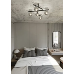 Lampa sufitowa SMART 5 BLACK/GRAFIT 1104/5 EMIBIG Lighting