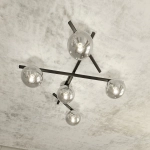 Lampa sufitowa SMART 5 BLACK/GRAFIT 1104/5 EMIBIG Lighting