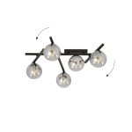 Lampa sufitowa SMART 5 BLACK/GRAFIT 1104/5 EMIBIG Lighting