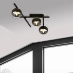 Lampa sufitowa SMART 3 BLACK/STRIPE 1105/3 EMIBIG Lighting