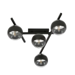 Lampa sufitowa SMART 4 BLACK/STRIPE 1105/4 EMIBIG Lighting