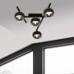Lampa sufitowa SMART 4 BLACK/STRIPE 1105/4 EMIBIG Lighting