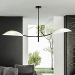 Lampa sufitowa LOTUS 2 WHITE/GOLD 1107/2 EMIBIG Lighting