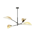 Lampa sufitowa LOTUS 4 WHITE/GOLD 1107/4 EMIBIG Lighting - zdjęcie produktu