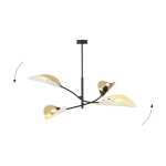 Lampa sufitowa LOTUS 4 WHITE/GOLD 1107/4 EMIBIG Lighting