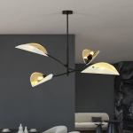 Lampa sufitowa LOTUS 4 WHITE/GOLD 1107/4 EMIBIG Lighting