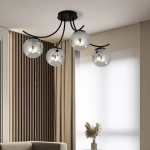 Lampa sufitowa BOSTON 4 BLACK/GRAFIT 1110/4 EMIBIG Lighting