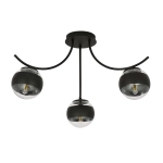 Lampa sufitowa BOSTON 3 BLACK/STRIPE 1111/3 EMIBIG Lighting