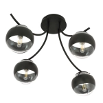 Lampa sufitowa BOSTON 4 BLACK/STRIPE 1111/4 EMIBIG Lighting