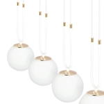Lampa wisząca GLAM 3 WHITE/OPAL 1115/3 EMIBIG Lighting
