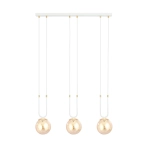 Lampa wisząca GLAM 3 WHITE/MIODOWY 1117/3 EMIBIG Lighting