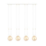 Lampa wisząca GLAM 4 WHITE/MIODOWY 1117/4 EMIBIG Lighting