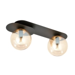 Lampa sufitowa PLAZA 2 BLACK/MIODOWY 1120/2 EMIBIG Lighting