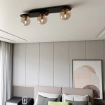 Lampa sufitowa PLAZA 3 BLACK/MIODOWY 1120/3 EMIBIG Lighting