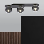 Lampa sufitowa PLAZA 3 BLACK/STRIPE 1121/3 EMIBIG Lighting
