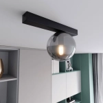 Lampa sufitowa FIT 1 BLACK/GRAFIT 1122/1 EMIBIG Lighting
