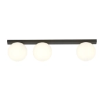 Lampa sufitowa FIT 3 BLACK/OPAL 1124/3 EMIBIG Lighting