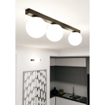 Lampa sufitowa FIT 3 BLACK/OPAL 1124/3 EMIBIG Lighting