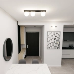 Lampa sufitowa FIT 3 BLACK/OPAL 1124/3 EMIBIG Lighting