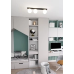 Lampa sufitowa FIT 3 BLACK/OPAL 1124/3 EMIBIG Lighting