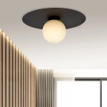 Lampa sufitowa SOLAR 1 BLACK/OPAL 1127/1 EMIBIG Lighting