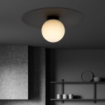 Lampa sufitowa SOLAR 1 BLACK/OPAL 1127/1 EMIBIG Lighting