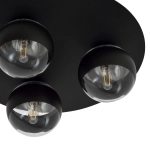 Lampa sufitowa SOLAR 3 BLACK/STRIPE 1129/3 EMIBIG Lighting