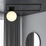 Lampa sufitowa IMAGO 1A BLACK/OPAL 1130/1A EMIBIG Lighting