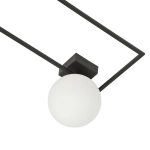 Lampa sufitowa IMAGO 1A BLACK/OPAL 1130/1A EMIBIG Lighting