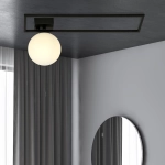 Lampa sufitowa IMAGO 1B BLACK/OPAL 1130/1B EMIBIG Lighting