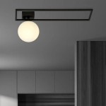 Lampa sufitowa IMAGO 1B BLACK/OPAL 1130/1B EMIBIG Lighting