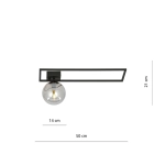Lampa sufitowa IMAGO 1B BLACK/GRAFIT 1131/1B EMIBIG Lighting