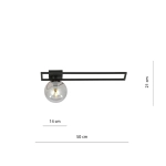Lampa sufitowa IMAGO 1C BLACK/GRAFIT 1131/1C EMIBIG Lighting