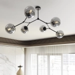 Lampa sufitowa SPACE 6 BLACK/GRAFIT 1134/6 EMIBIG Lighting