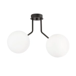 Lampa sufitowa NOVA 2 BLACK/OPAL 1138/2 EMIBIG Lighting