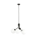 Lampa wisząca NOVA 4 BLACK/OPAL 1138/4 EMIBIG Lighting