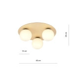 Lampa sufitowa KENZO 3B 1142/3B EMIBIG Lighting