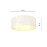 Lampa sufitowa ASTON 3 WHITE/GOLD 1147/3 EMIBIG Lighting