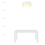 Lampa sufitowa ASTON 3 WHITE/GOLD 1147/3 EMIBIG Lighting