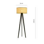 Lampa stojąca ASTON LP1 RATTAN 1149/LP1 EMIBIG Lighting